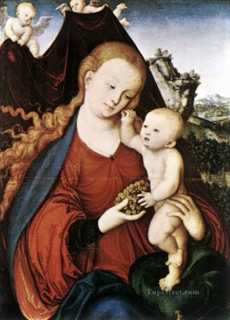 マドンナと子供 ルーカス・クラナハ・ザ・エルダー Oil Paintings